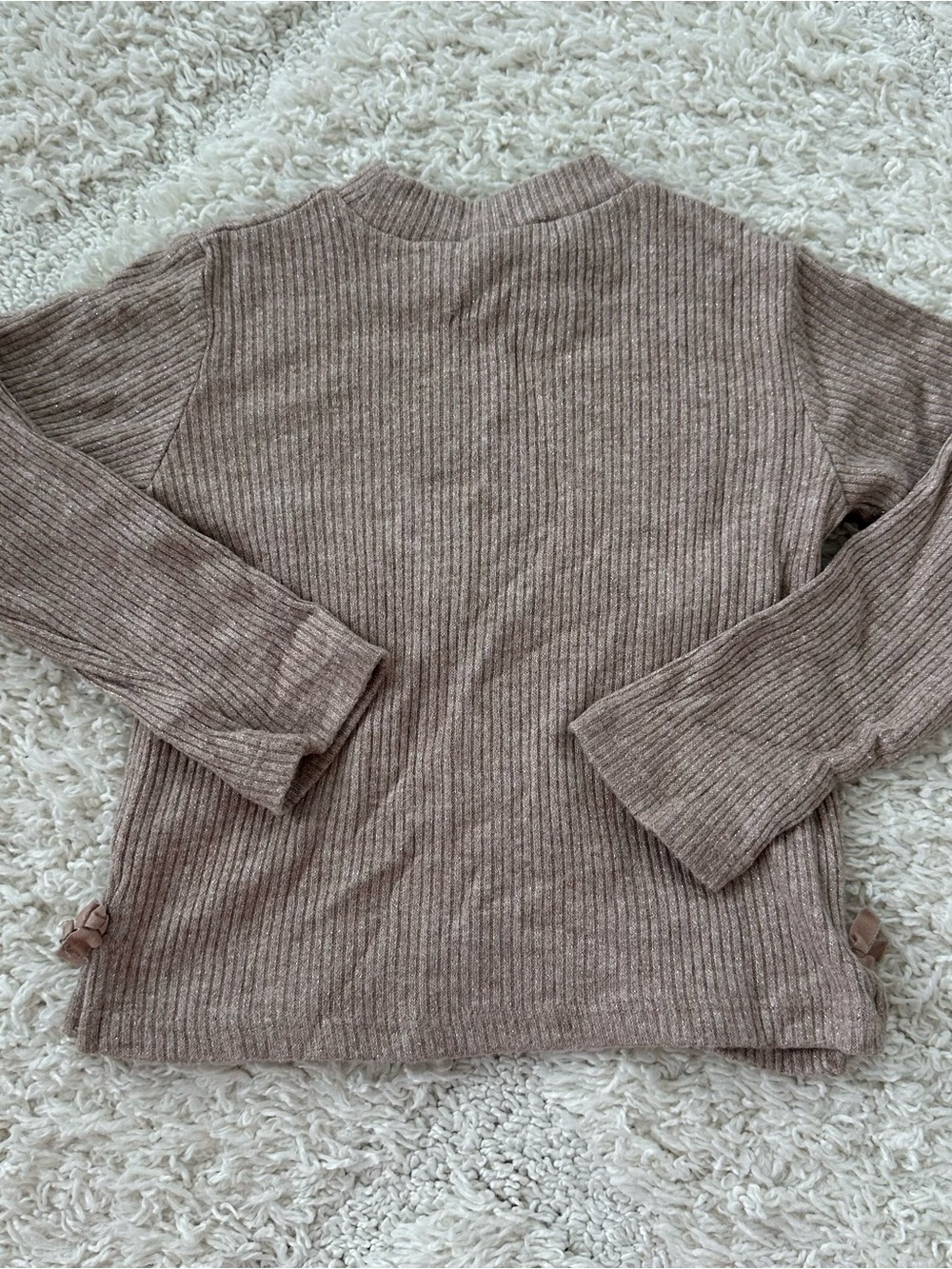 Zara Brown Ribbed Sparkle Set - Picture 7 of 7